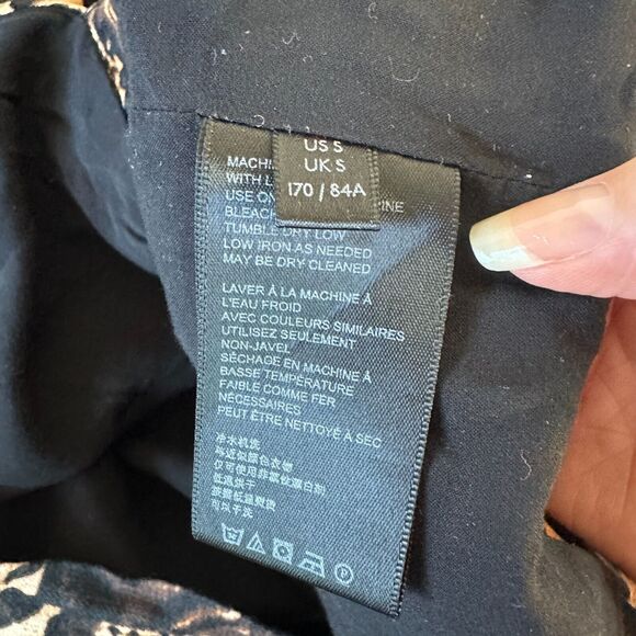 Urban Outfitters leopard Print V Neck Spaghetti Strap Tulip Hem Mini Dress Small - Picture 9 of 13